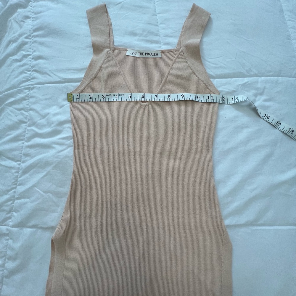 Live The Process Pink Ribbed Knit Tank - Picture 9 of 9